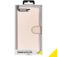 Accezz Étui de télephone Wallet Samsung Galaxy A20s - Doré