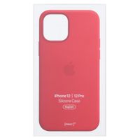 Apple Coque en silicone MagSafe Apple iPhone 12 (Pro) - Red