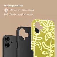Selencia Coque arrière Vivid Apple iPhone 16 - Chalky Bloom