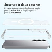 Accezz Coque arrière Xtreme Impact avec MagSafe Samsung Galaxy S25 Plus - Transparent