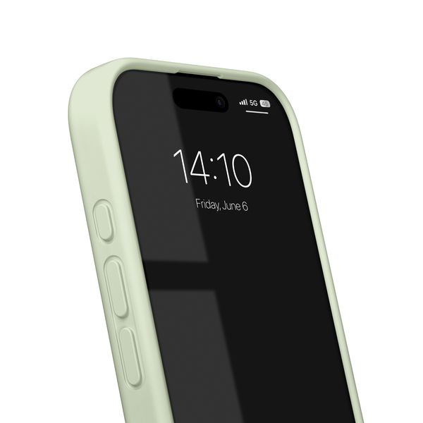 iDeal of Sweden Coque en silicone avec MagSafe Apple iPhone 16 Pro Max - Sage Green