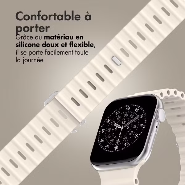 Accezz Bracelet Ocean Apple Watch | 38/40/41/42 mm - Lumière stellaire