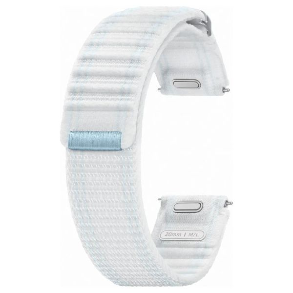 Samsung Bracelet confort chic original Watch7 Galaxy Watch 4 / 5 / 6 / 7 (20 mm) - M/L - Sable Blanc