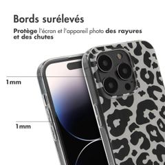 imoshion Coque Design Apple iPhone 14 Pro - Leopard Transparent