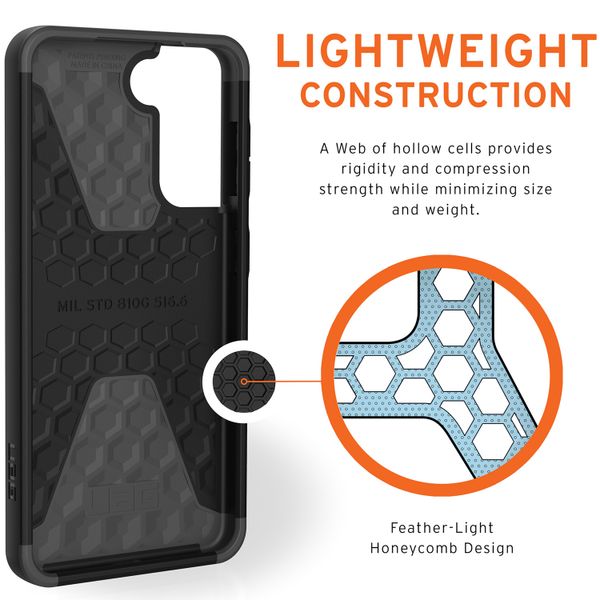 UAG Coque Civilian Samsung Galaxy S21 - Argent