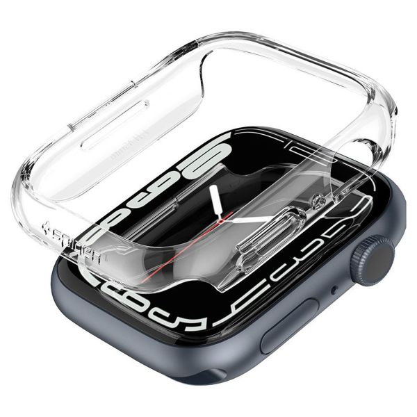 Spigen Thin Fit™ Case Apple Watch Series 7 / 8 / 9 - 45 mm - Transparent