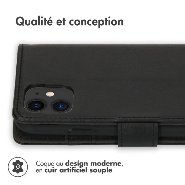 imoshion Étui de télephone portefeuille Apple iPhone 11 - Noir