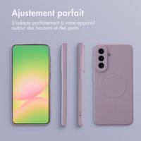 imoshion Coque Couleur avec MagSafe Samsung Galaxy A57 (5G) - Violet