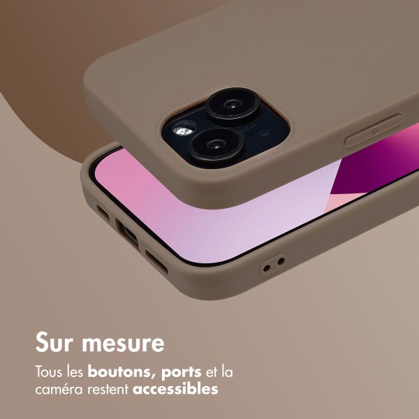 imoshion Coque Couleur Apple iPhone 13 - Marron