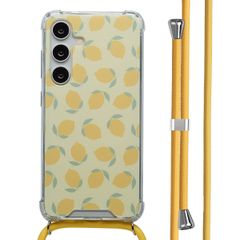 imoshion Coque Design avec cordon Samsung Galaxy S24 - Citrus Dream