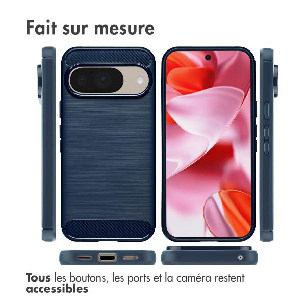 imoshion Coque Brushed Google Pixel 10 - Bleu foncé
