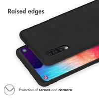 Accezz Coque Couleur Samsung Galaxy A50 / A30s - Noir