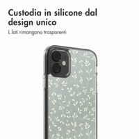 imoshion Coque Design Apple iPhone 11 - Smoke Green Flowers