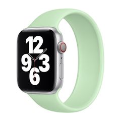 Apple Bracelet Boucle unique en Silicone Apple Watch | 44/45/46/49 mm - Taille 11 - Pistachio