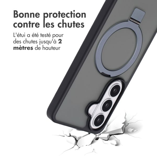 Accezz Coque Ring Stand avec MagSafe Samsung Galaxy S26 - Noir