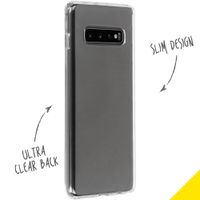 Accezz Coque Clear Samsung Galaxy S10 Plus - Transparent