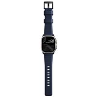 Nomad Bracelet robuste FKM Apple Watch Series 1 t/m 11 / SE / Ultra (44/45/46/49 mm) - Zwart / Blauw