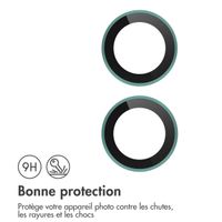 imoshion Lot de 2 protections d'objectif de caméra Apple iPhone 16 / 16 Plus - Teal