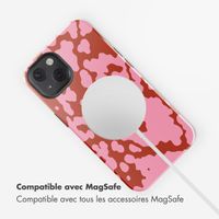 Selencia Coque arrière Vivid avec MagSafe Apple iPhone 13 - Moo’d Blush Pink