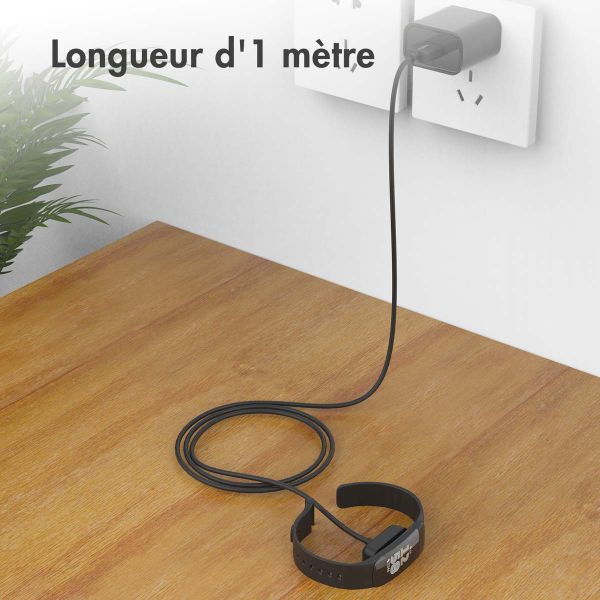 imoshion Câble de chargement USB-A Fitbit Charge 6 / Charge 5 / Luxe - 1 mètre