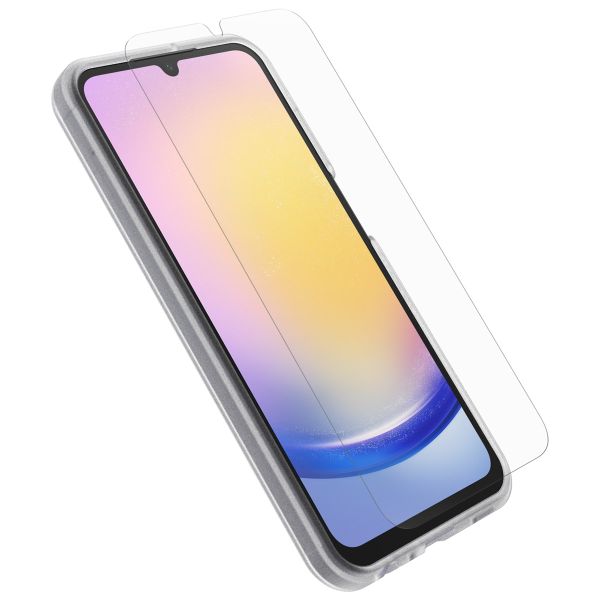 OtterBox Coque arrière React + Protection d'écran en verre trempé Samsung Galaxy A25 (5G) - Clear