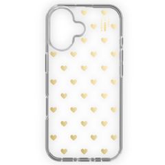iDeal of Sweden Coque arrière Mirror Apple iPhone 16 - Golden Hearts