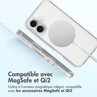 Accezz Coque arrière Xtreme Impact avec MagSafe Apple iPhone 16 - Transparent