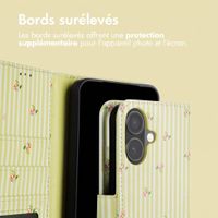 imoshion Étui de télephone portefeuille Design Apple iPhone 16 - Garden Stripes