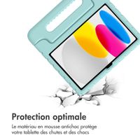 imoshion Coque kidsproof avec poignée Apple iPad 11 (2025) 11 pouces A16 / iPad 10 (2022) 10.9 pouces - Soft Blue