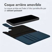 imoshion Étui portefeuille luxe 2-en-1 amovible Samsung Galaxy A17 (5G) / (4G) - Bleu