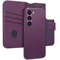 Accezz Étui de télephone portefeuille en cuir 2-en-1 avec MagSafe Samsung Galaxy S23 - Heath Purple