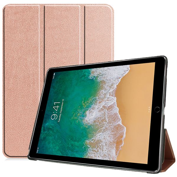 imoshion Coque tablette Trifold Apple iPad Pro 12.9 (2017) / Pro 12.9 (2015) - Rose Doré