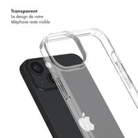 Selencia Coque arrière avec crochets amovibles Apple iPhone 14 - Transparent
