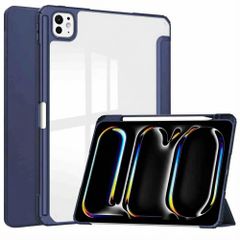 imoshion Coque tablette rigide Trifold Apple iPad Pro 11 (2024) M4 - Bleu foncé