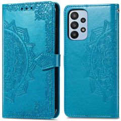 imoshion Etui de téléphone portefeuille Mandala Samsung Galaxy A23 (5G) - Turquoise