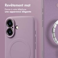 imoshion Coque Couleur avec MagSafe Apple iPhone 16 - Violet