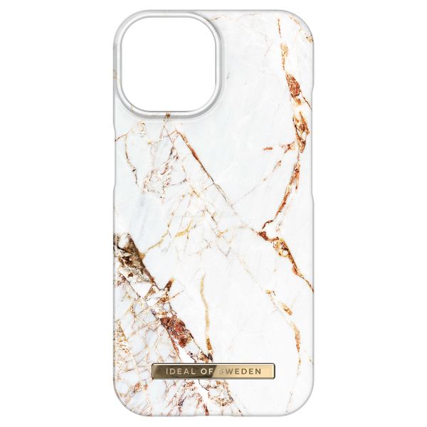 iDeal of Sweden Coque Fashion iPhone 15 - Carrara Gold