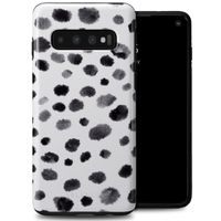 Selencia Coque arrière Vivid Tough Samsung Galaxy S10 - Trendy Leopard