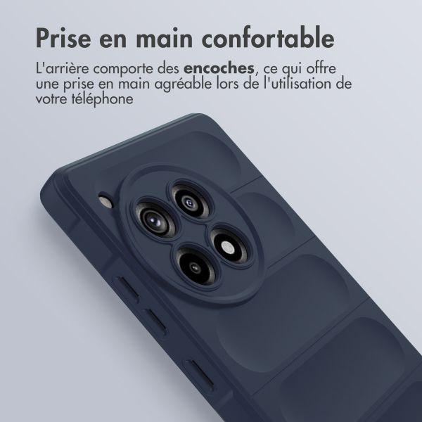 imoshion Coque arrière EasyGrip OnePlus 12R - Bleu foncé