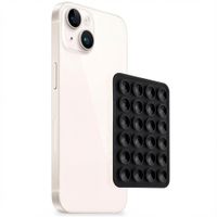 Selencia Pack de 2 Supports de téléphone à ventouse - Noir