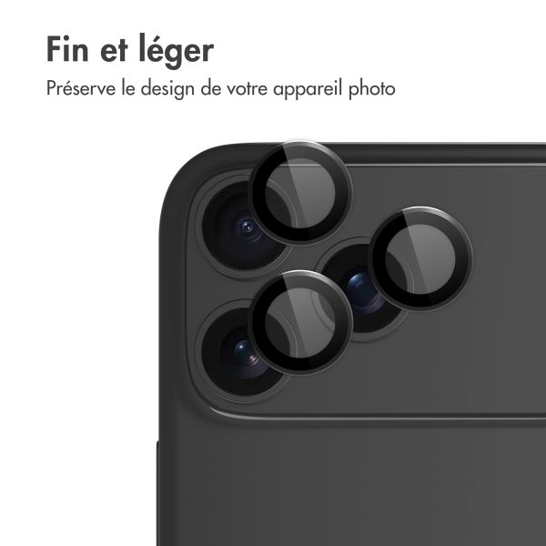 imoshion Protection d'objectif d'appareil photo (pack de 2) Apple iPhone 17 Pro / 17 Pro Max - Gris