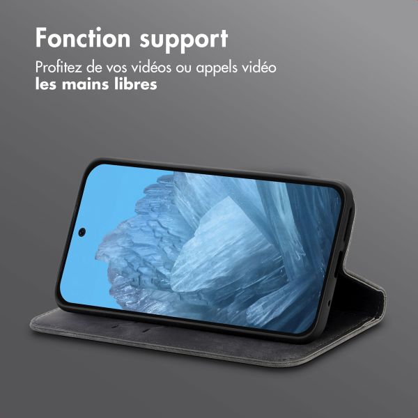 imoshion Étui de téléphone portefeuille Slim Google Pixel 9 / 9 Pro - Noir