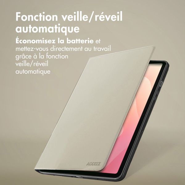 Accezz Coque tablette Classic Samsung Galaxy Tab S11 Ultra - Greige