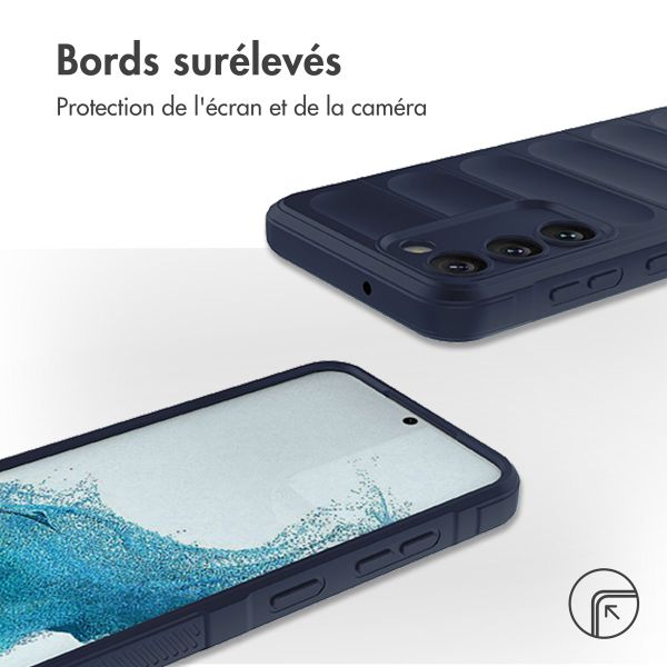 imoshion Coque arrière EasyGrip Samsung Galaxy S23 - Bleu foncé