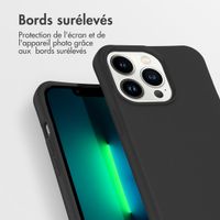 imoshion Coque de couleur avec cordon amovible iPhone 13 Pro - Noir