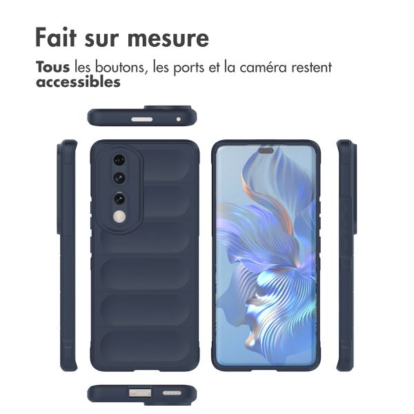 imoshion Coque arrière EasyGrip Honor 90 Pro - Bleu foncé