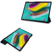 imoshion Coque tablette Trifold Samsung Galaxy Tab S5e - Bleu foncé
