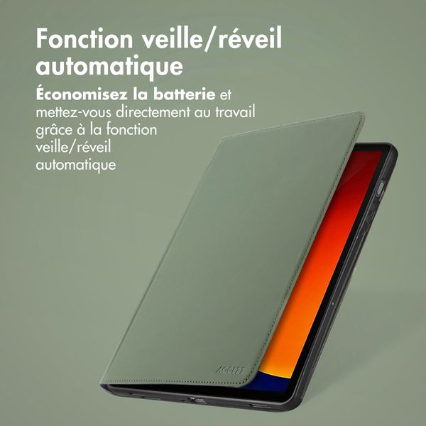 Accezz Coque tablette Classic Samsung Galaxy Tab S10 Ultra / Tab S9 Ultra - Vert