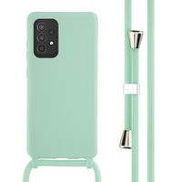 imoshion Coque en silicone avec cordon Samsung Galaxy A52(s) (5G/4G) - Vert menthe