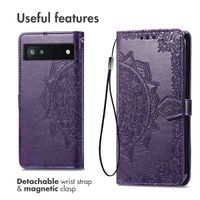 imoshion Etui de téléphone portefeuille Mandala Google Pixel 6a - Violet